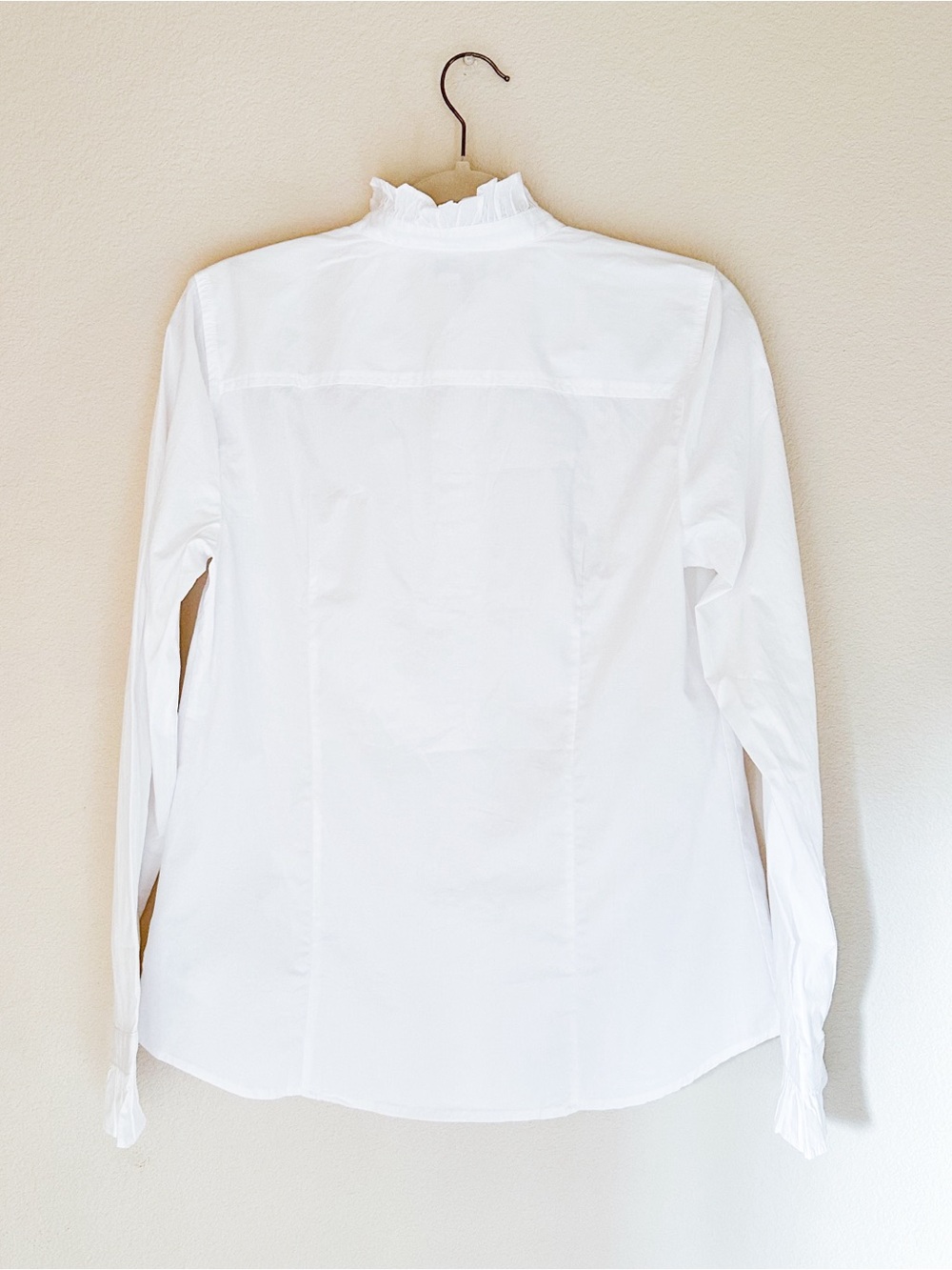 J. Crew Ruffle Button-Up Top M - Picture 7 of 7